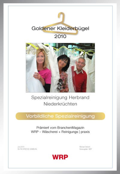 Spezialreinigung-Parkett Star Urkunde Spezialreinigung