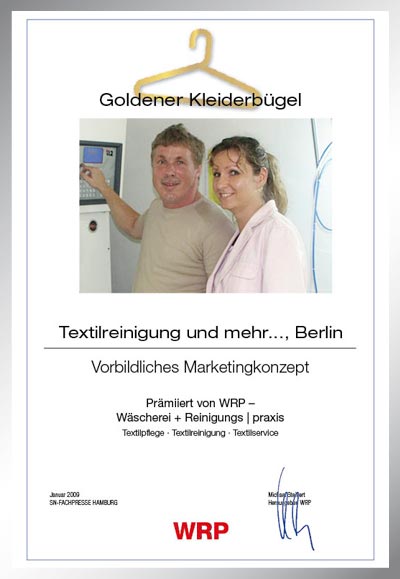 Textilreinigung und mehr...